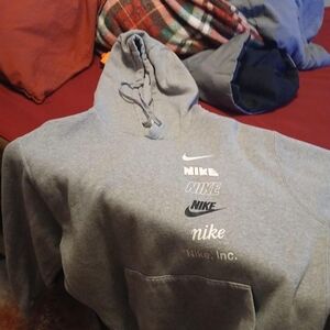 Nike Gray Men's Hoodie